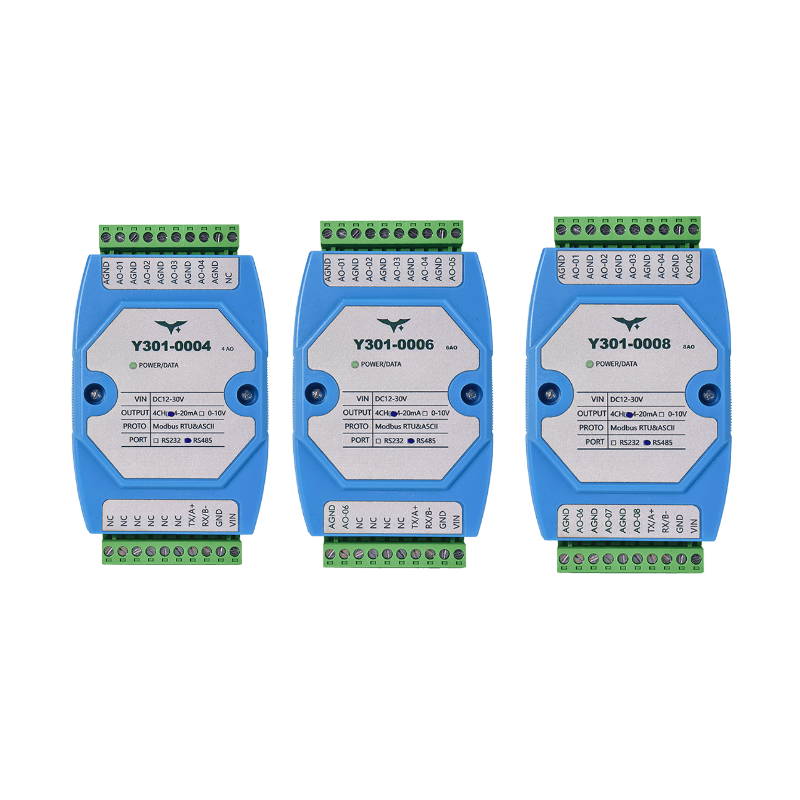 Y301-0004/0006/0008 4/6/8-Channel Analog Output Module