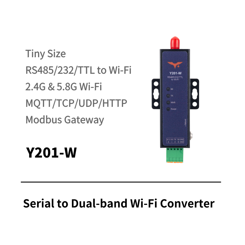 Y201-W Serial to Dual-band Wi-Fi Converter