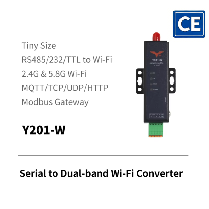Y201-W Serial to Dual-band Wi-Fi Converter