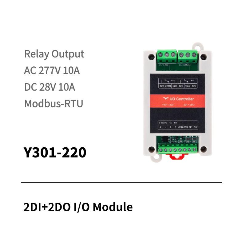 Y301-220/222 2DI+2DO+2AI I/O Module