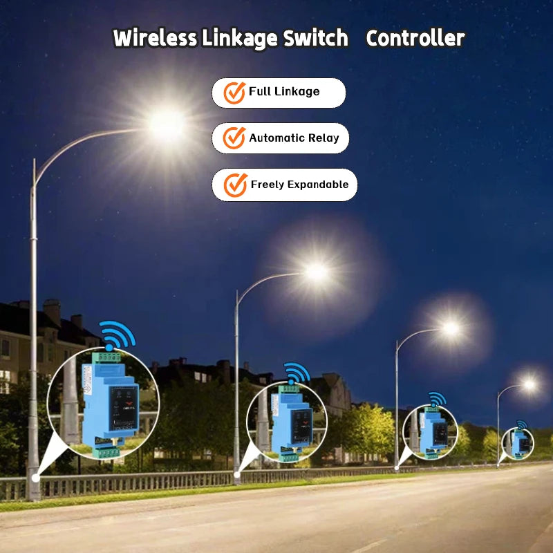 1DI+1DO LoRa Wireless Multi-Node I/O Sync Module