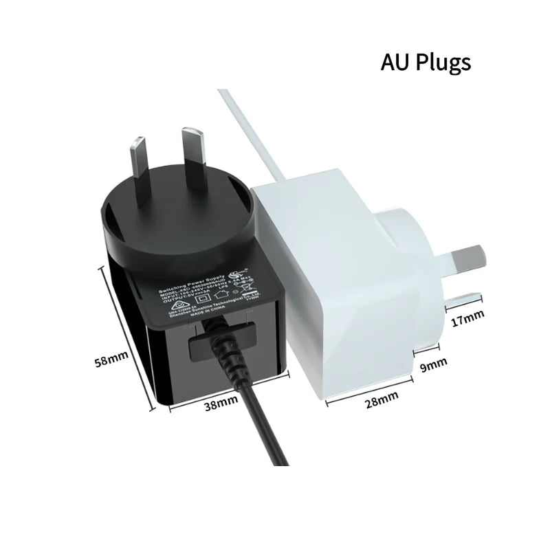 DC Adapter 12V1A New AC 100V-240V Converter Adapter DC EU/UK/US/AU/KR Plug