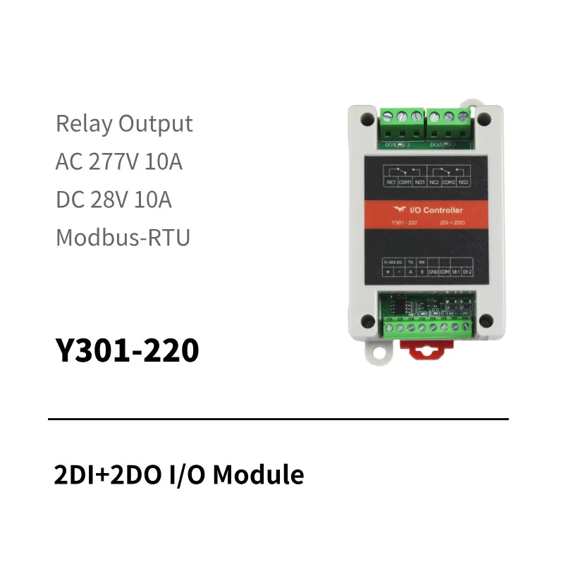 Y301-220/222 2DI+2DO+2AI I/O Module