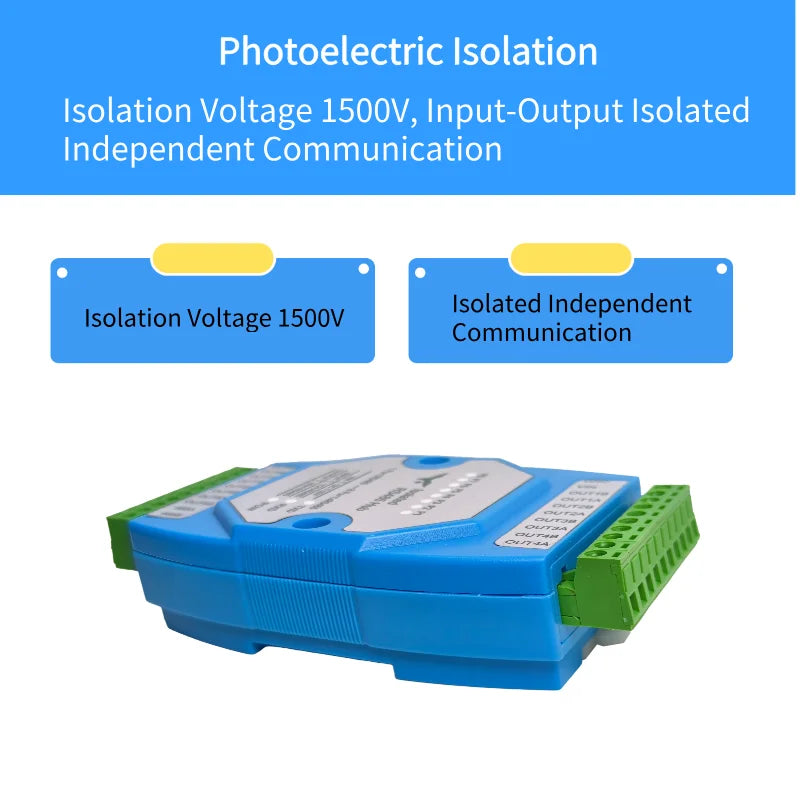 Isolated 8-Port RS485 Hub