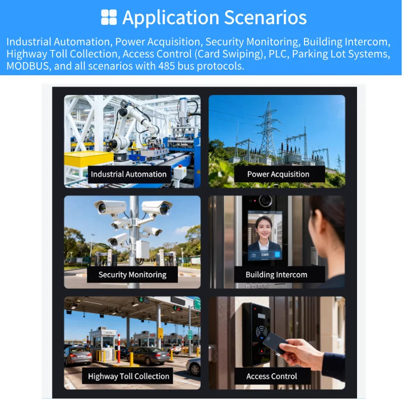 Isolated 8-Port RS485 Hub