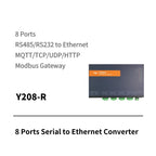 Y208-R 8 Ports Serial to Ethernet Converter