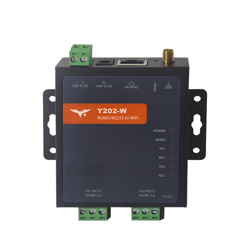 Y202-W 2 Ports Serial to Wi-Fi Converter