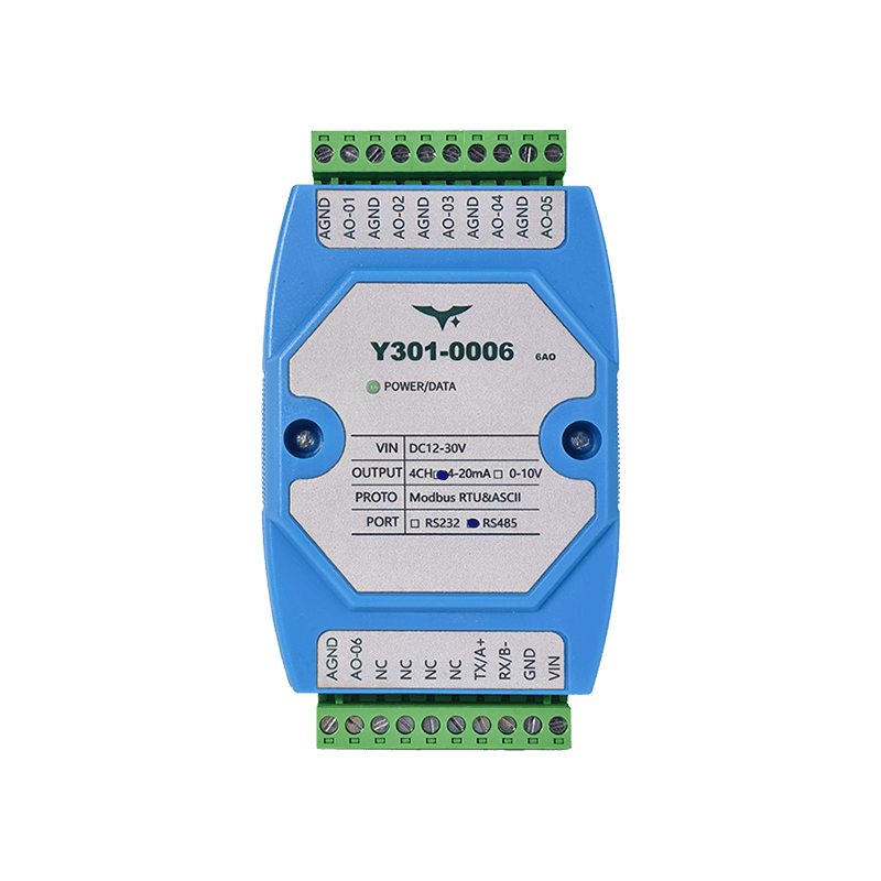 Y301-0004/0006/0008 4/6/8-Channel Analog Output Module