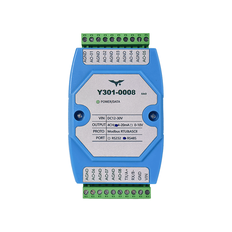 Y301-0004/0006/0008 4/6/8-Channel Analog Output Module