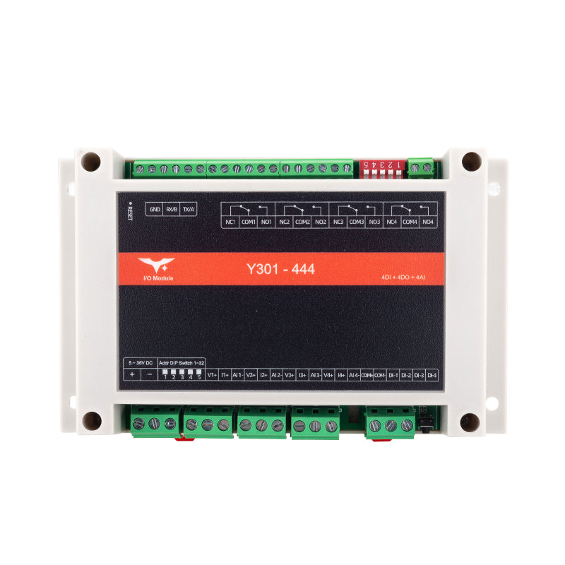 Y301-440/444 4DI+4DO +4AI I/O Module